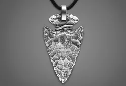 Stone Arrowhead Pendant 3D print model