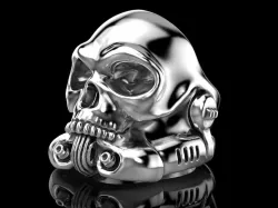 Stormtrooper skull ring 3D print model