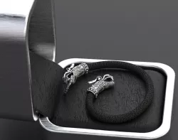 Stylish dragon bracelet under the skin with a lock 338 3D print model