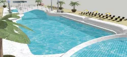 swimming pool 3D print model