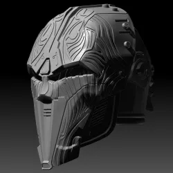 SWTOR Lord Adraas Sith Acolyte Helmet 3D printable model 3D print model