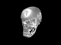 T800 Skull Terminator 3D print model