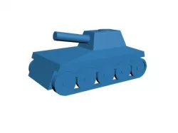 Tank WW2 3D print model