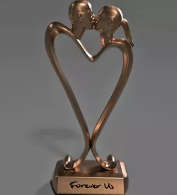 The Kiss in Print Form 3D print model