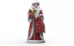 The statue of Santa Claus for the New Year 3D print model