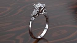 Stone Rings Model three round stone ring design 3D Models | Page 1 | STLFinder