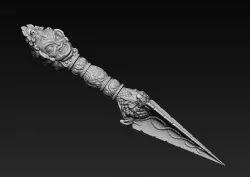 Uncharted - Phurba Dagger 3D print model
