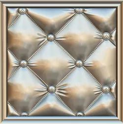 Upholstered with picture frame for CNC 3D Router 3D print model