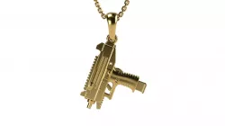 Uzi Pendant  3D print model