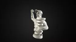Vincenzo Nibali Bust 3D print model