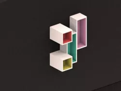 WALL SHELF  3D print model