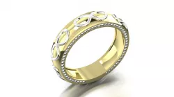 wedding ring 3D print model