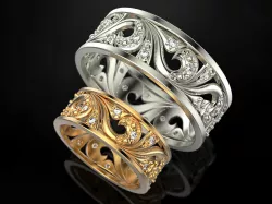 Wedding ring 56 3D print model
