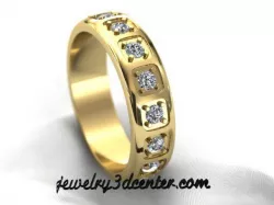 Wedding ring obr 120 3D print model