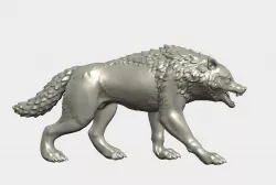 Wolf Figurine 3D print model