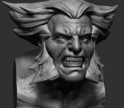 Wolverine Bust Printable 3D print model