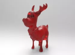 Xmas Reindeer  3D print model