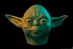 Yoda head 3D print model