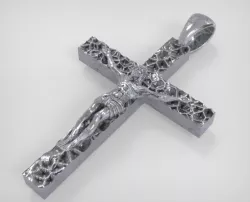 0059 Jesus Pendant 3D print model
