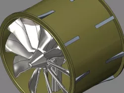 10 Blade EDF Unit (ELECTRIC DUCTED FAN)