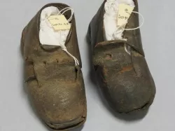 19th Century Leather Children's Shoe: