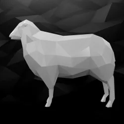 3D Printable model of Sheep 3D print model