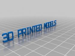 3D PRINTED MODELS