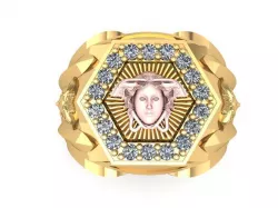 501 Luxury Versace Ring For Gentleman 3D print model
