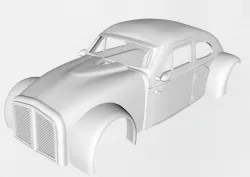 50s fastback 3D print model