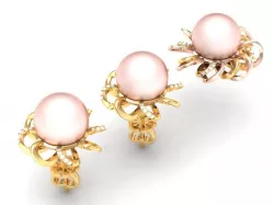546 Set Pearl Earring and Pendant  3D print model