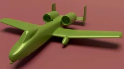 A-10 Thunderbolt II 3D print model