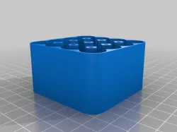 AA Battery Case 4x4 (magnetic) Bottom Piece