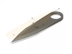 Alpha Arms Folding Pocket Knife Kunai 3D print model