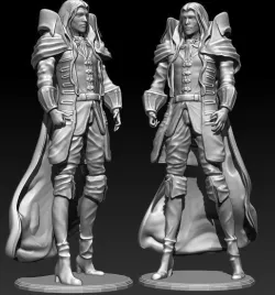 Alucard Castlevania  3D  Model for printing  3D print model
