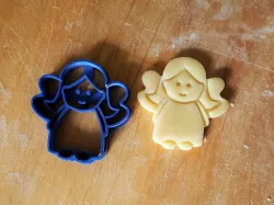 Angel cookie cutter version 2 3D print model