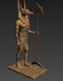 anubis 3D print model