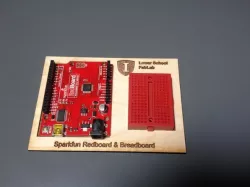 Arduino SparkFun Redboard & Small Breadboard Holder