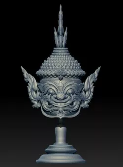 Asura mini Statue  3D print model