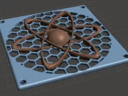 Atom - Fan Cooler Grid - Grill - Shield 80x80