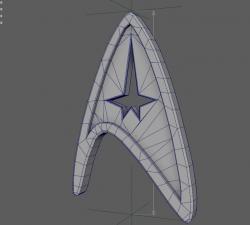 star trek badge 3D Models to Print - yeggi