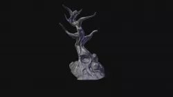 Barren Small Tree 3D print model