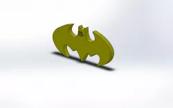 Batman logo 3D print model