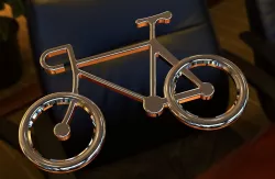 Bicycle Pendent or Keychain 3D print model