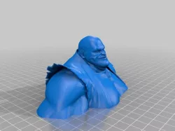 Big Guy Statue Split