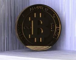 BITCOIN 3D MODEL 3D print model