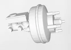 Brake booster 3D print model