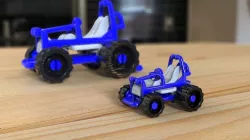 Buggy Toy  kinder surprise - CAD model 3D print model