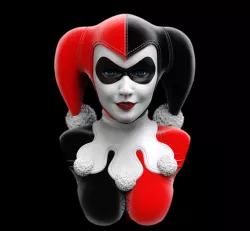 Bust - Harley Quinn Classic Suit 3D print model