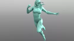 Captain Marvel 3D print model