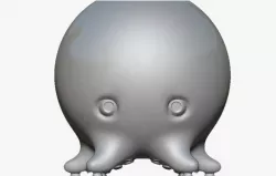 Cartoon Octopus Pen Holder 3D print model